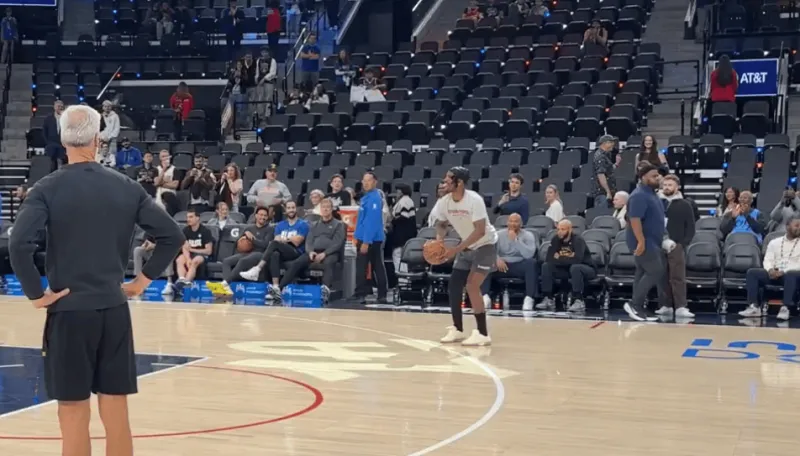 博鱼电竞官方app-勇记：巴特勒目前随勇士现身洛杉矶，他已经不用拐杖了